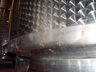 corrosione acciaio inox serbatoio